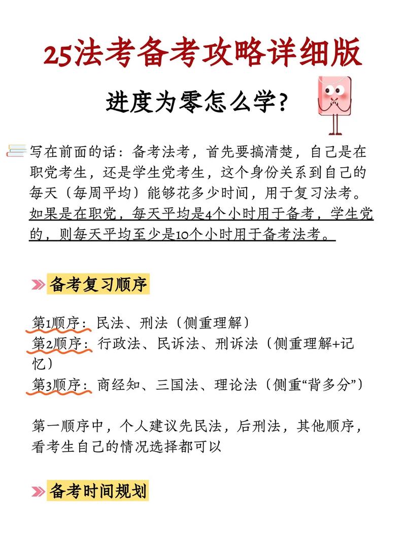 法考备考攻略,如何高效通关?