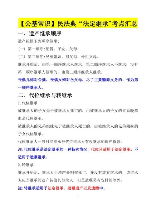 法定第一继承人顺序具体包含哪些人?