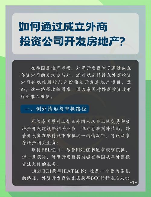 外商投资企业投资房产有何限制?