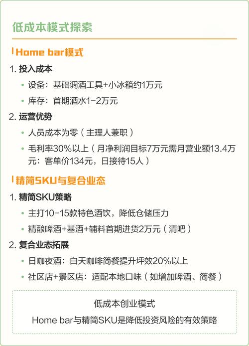 中小型酒吧投资到底要花多少钱?