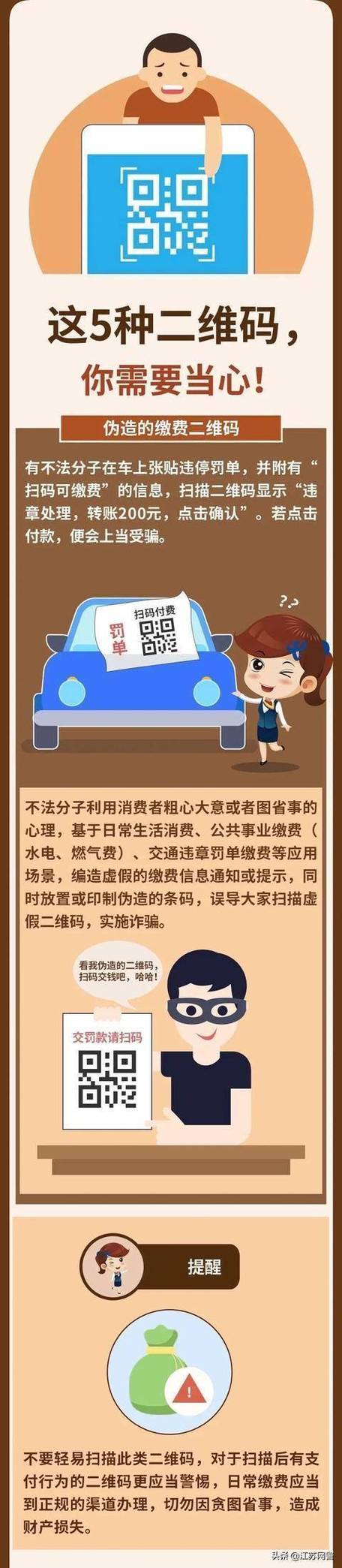 扫支付宝二维码如何被骗?警惕陷阱!