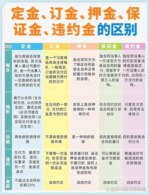 订金与定金法律区别到底在哪?