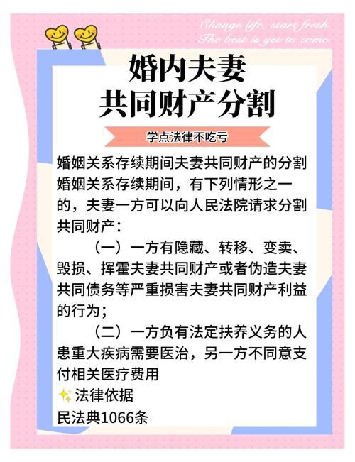 夫妻财产分割法律依据具体有哪些?