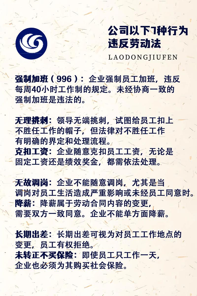 违反劳动法后,企业需承担哪些法律责任?