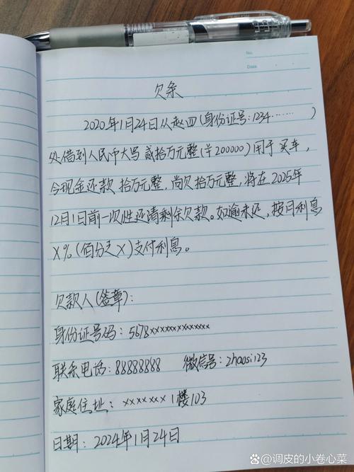 手写欠条是否具法律效力？