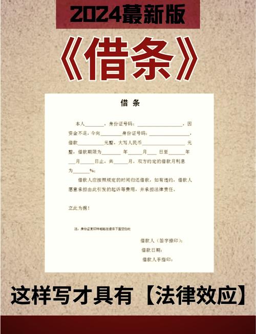 法律效应借条怎么写才有效？